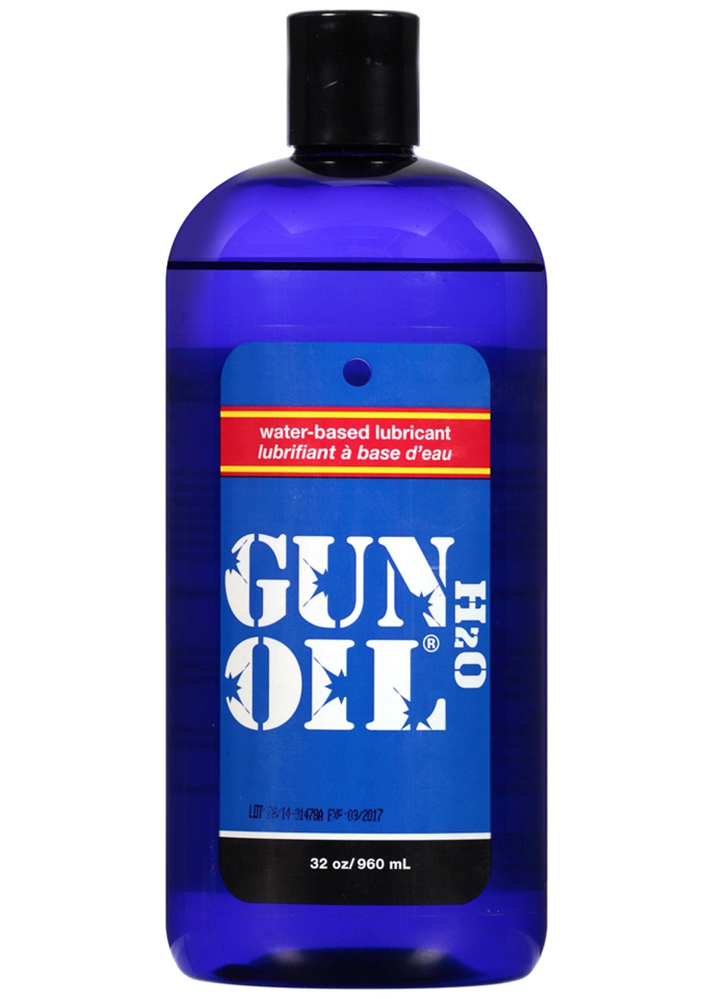 Gun Oil H2O Water-Based Lubricant with Aloe Vera 32 Ounce - 960ml