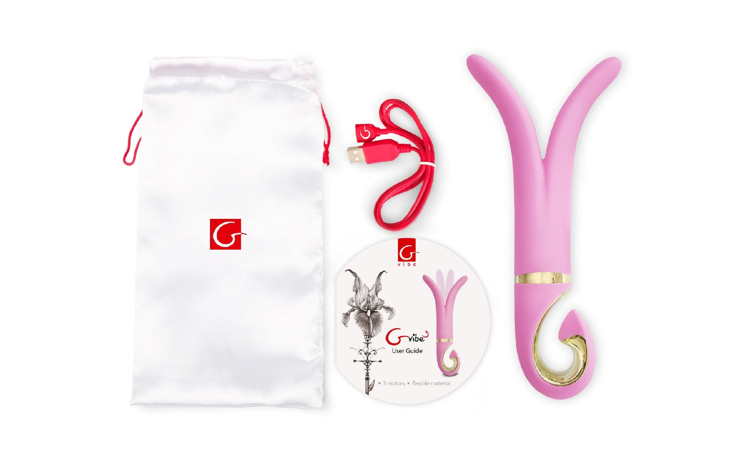 Gvibe 3 Candy Pink 7 Inch Waterproof Vibrator
