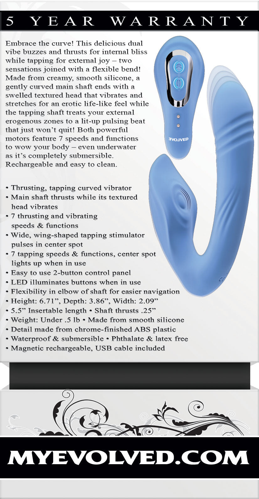 Evolved Tap and Thrust Dual Vibrator