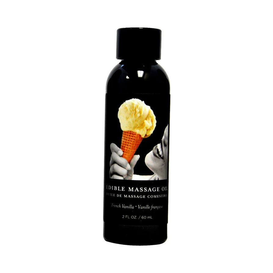 Edible Massage Oil Gift Set with Strawberry Vanilla Flavors