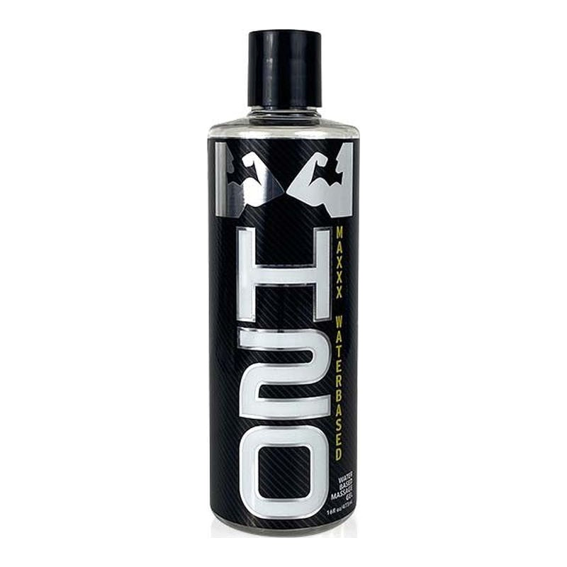 H2O Maxxx Lubricant Gel Disc Cap 16 Ounce 475ml Water-Based Intimate Gel