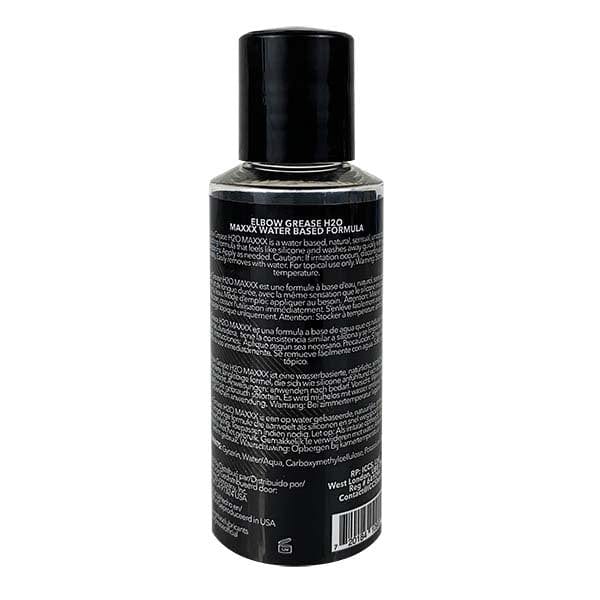 H2O Maxxx Water-Based Lubricant Gel 2.4oz 70ml
