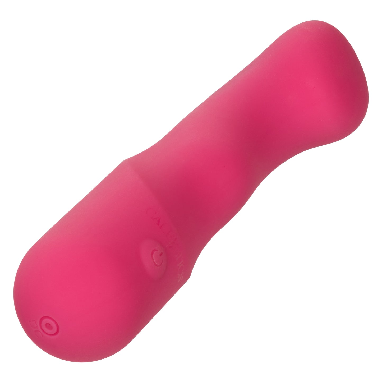 Liquid Silicone Pixies Curvy Pink Flexible Curved Massager with 10 Speeds