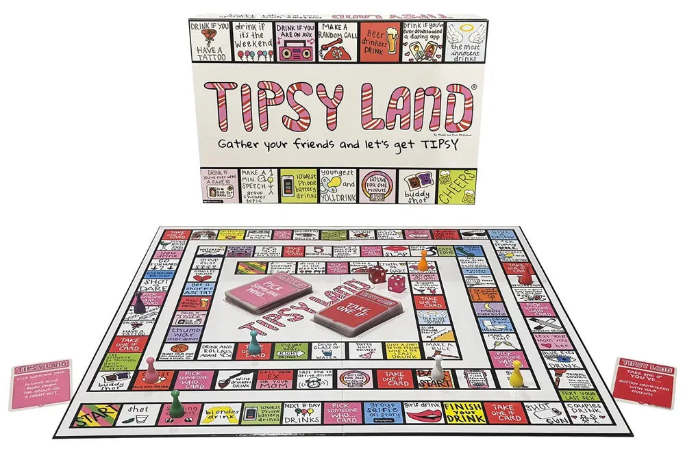 Tipsy Land – Party Drinking Board Game