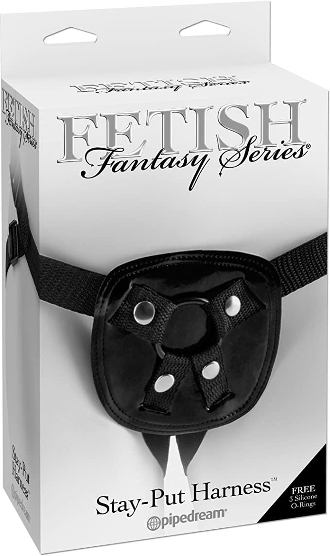 Fetish Fantasy Stay-Put Harness Black Soft Neoprene Harness