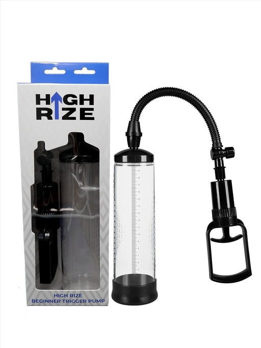 High Rize Beginner Trigger Pump – Medical Grade Silicone Penis Pump 20cm