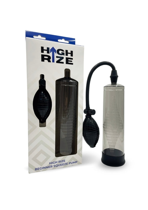 High Rize Beginner Squeeze Pump Smoke Color Medical Grade Silicone and ABS Plastic