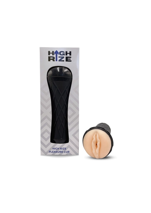 High Rize Pleasure Cup with Textured Interior and Discreet Black Case