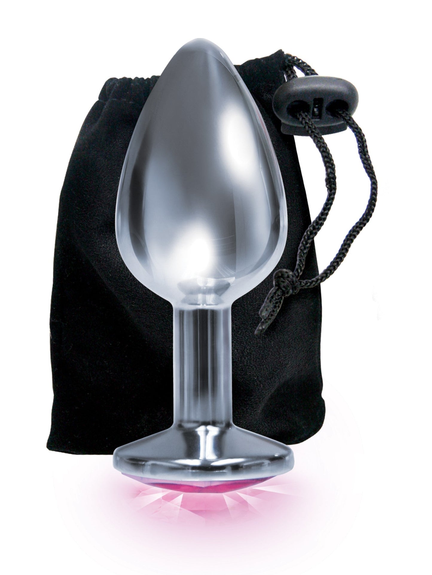 The Silver Starter Silver 7.1 cm (2.8'') Butt Plug with Round Jewel – Elegant Butt Plug