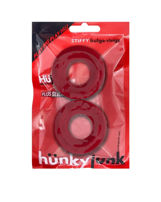 Hunky Junk Stiffy 2-Pack – Non-Roll Grippy Cockrings