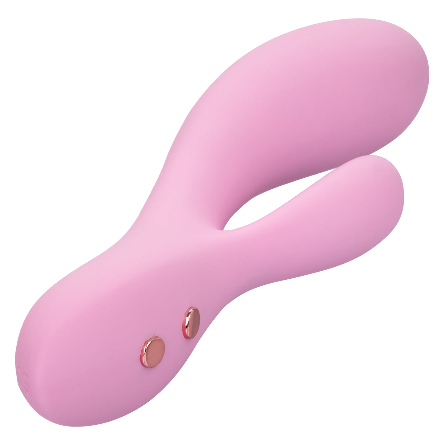 Contour Zoie Pink Flexible Dual Massager with 10 Vibration Functions and Silicone Design