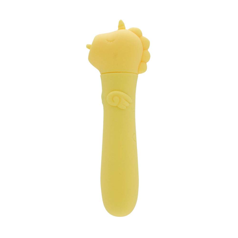 Unihorn USB Bullet (Bean Blossom Yellow) – Rechargeable 10-Speed Silicone Vibrator