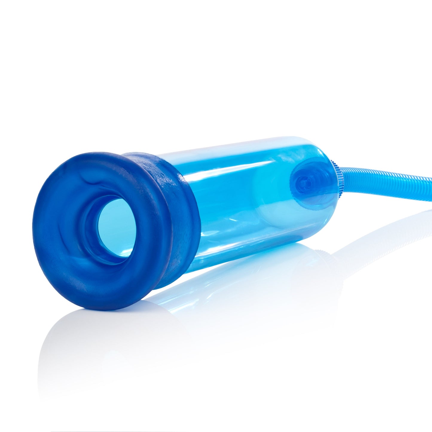 Head Coach Penis Pump with Flexible Hose and Soft Jelly Sleeve