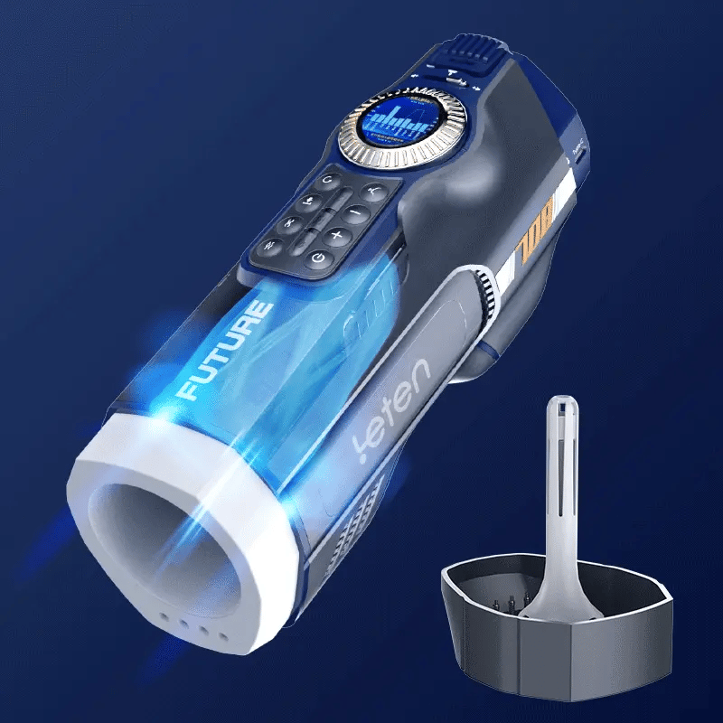 Leten - Smart Thrusting & Heating Male Stroker with 490 Stimulation Modes, 39 Cylinders, JAV Moan Sound & LED Display Masturbation Cup
