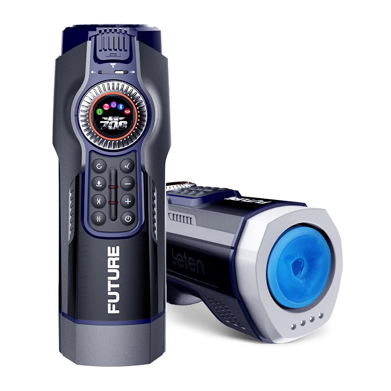 Leten - Smart Thrusting & Heating Male Stroker with 490 Stimulation Modes, 39 Cylinders, JAV Moan Sound & LED Display Masturbation Cup