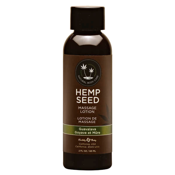 Hemp Seed Massage Lotion Guavalava Scented 59ml Bottle
