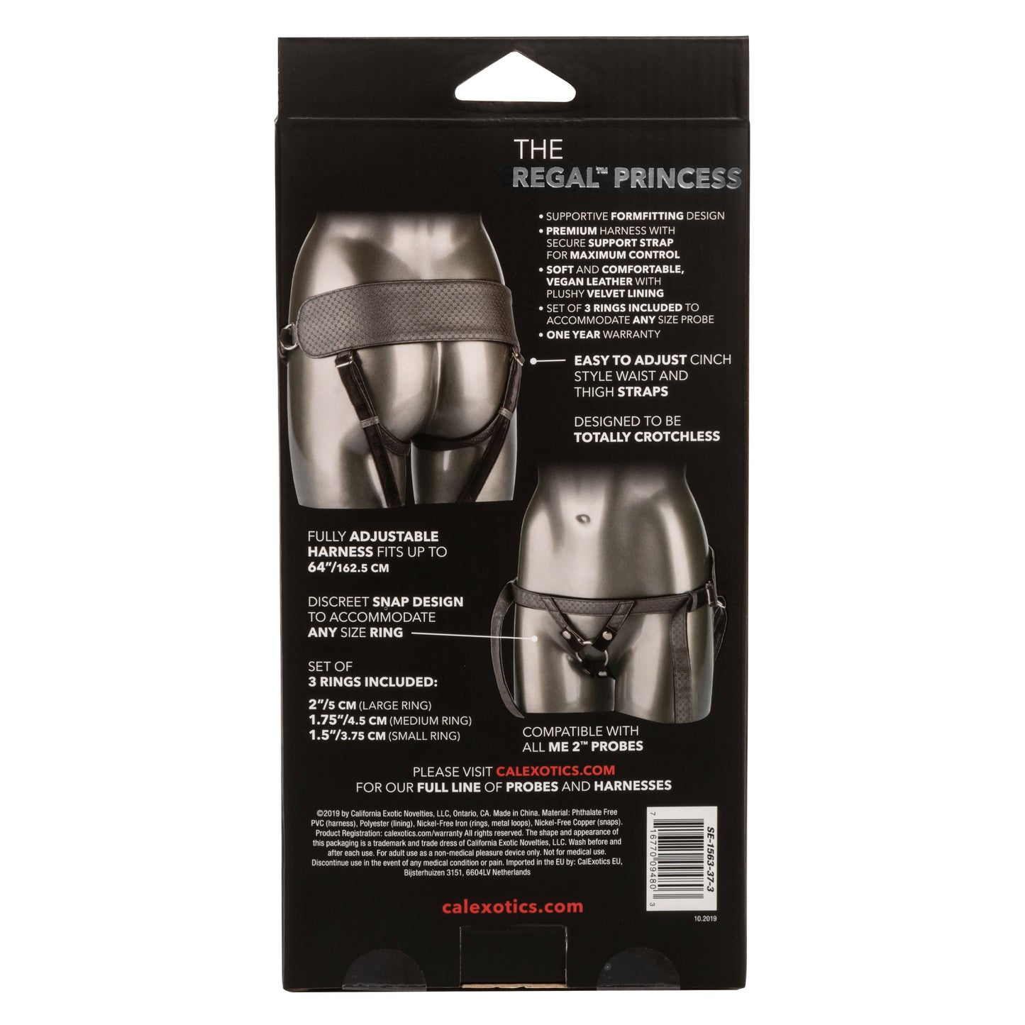 Her Royal Harness Regal Princess Crotchless Harness Pewter