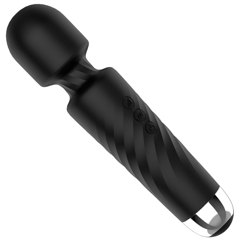 Hero 2 Wand Black Compact Massage Device