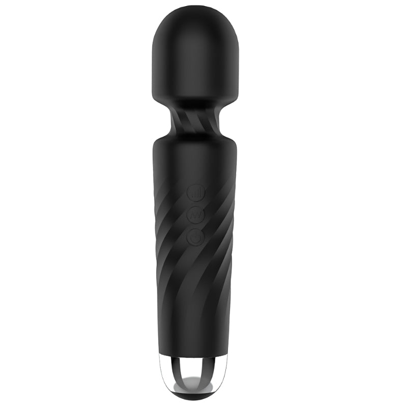 Hero 2 Wand Black Compact Massage Device