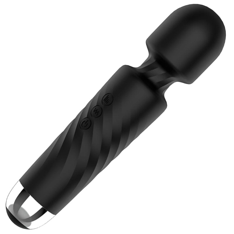 Hero 2 Wand Black Compact Massage Device