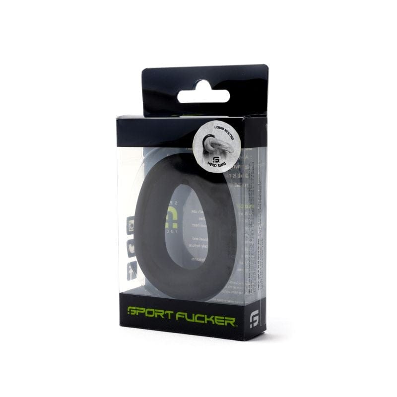 Hero Ring (Black) – Comfortable Cock and Ball Ring