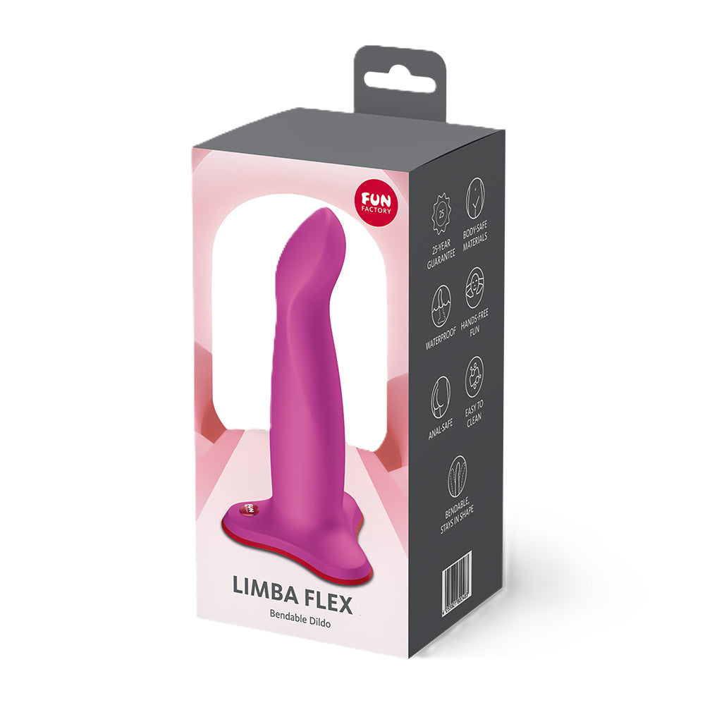 Fun Factory Limba Flex (Magenta) – 17.5 cm Flexible Dildo