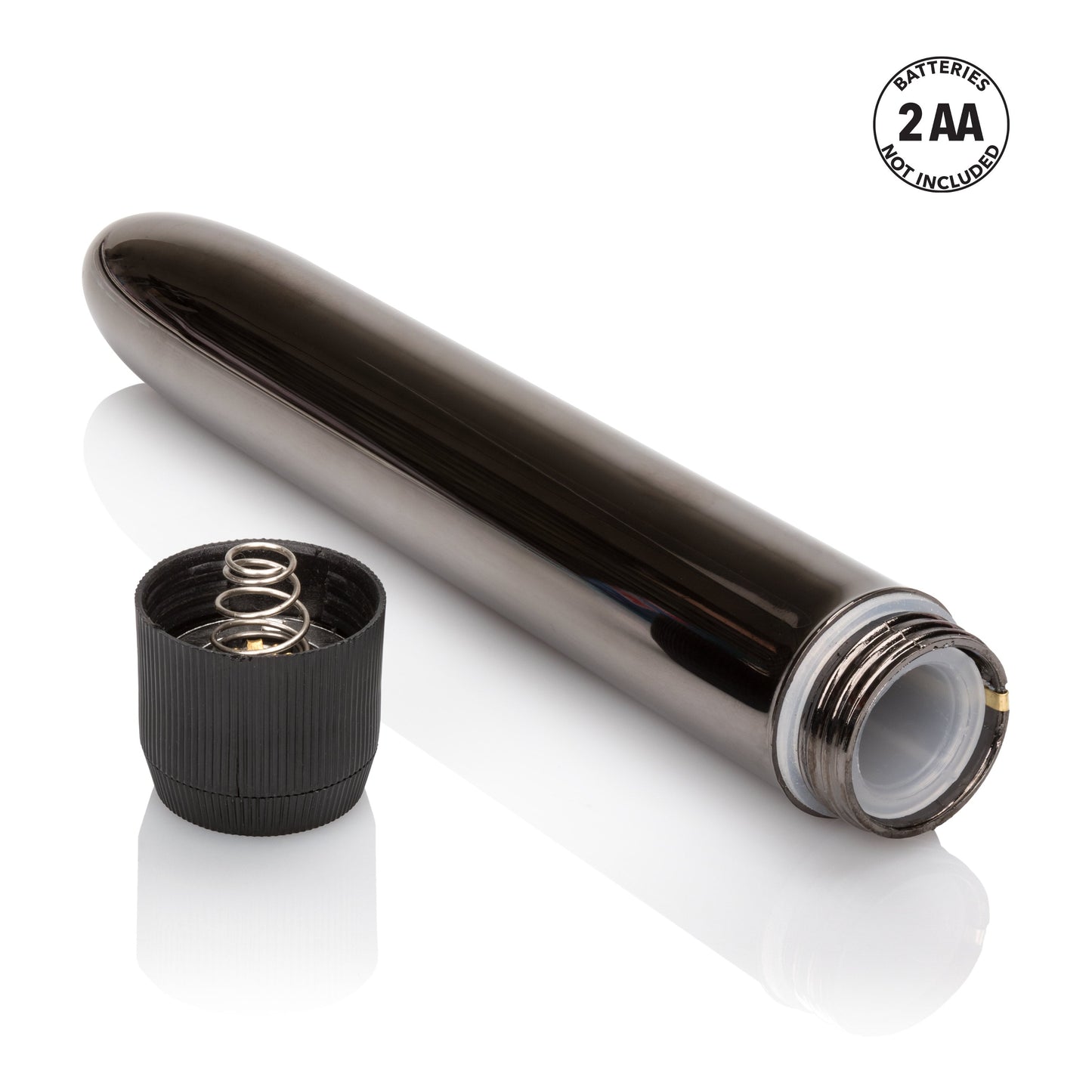 Colt Metal 6.25 Inch – Multi-Speed Silver Vibrator with Smooth Seamless Finish