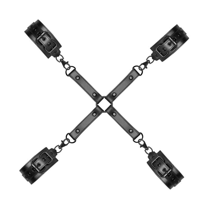 Hog Tie Black Faux Leather Bondage Accessory