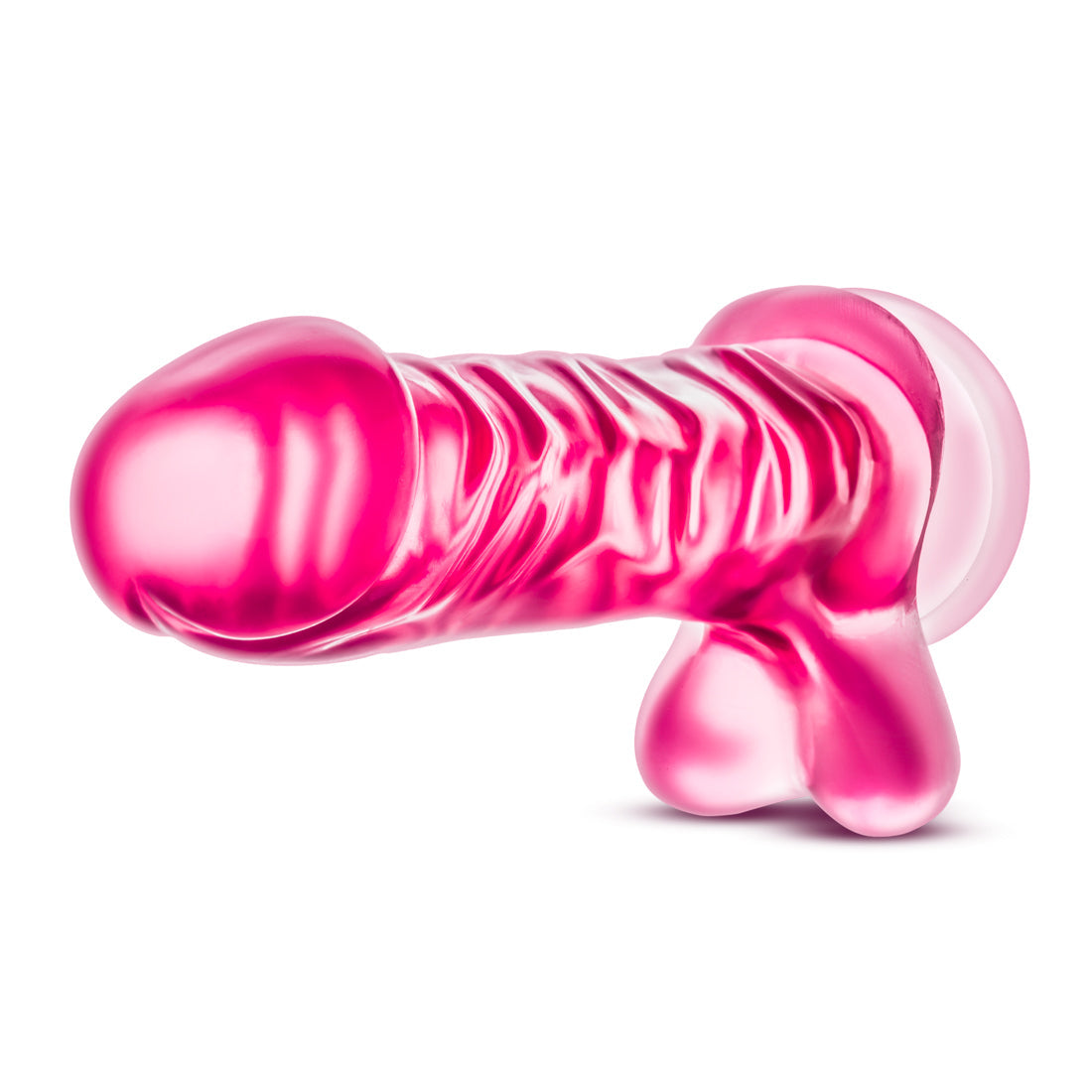 B Yours Basic 8 Pink Realistic Dildo with Suction Cup