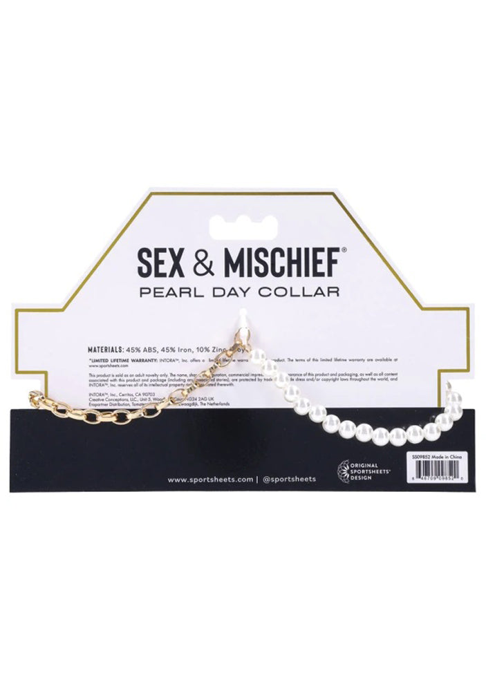Sex and Mischief Pearl Day Collar