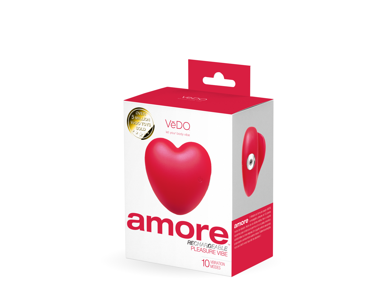 Amore Purple Vibrator with 10 Vibration Modes