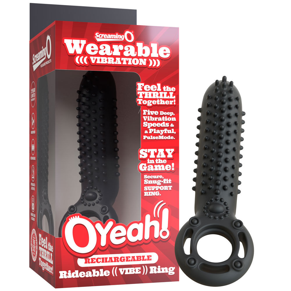 Oyeah Rechargeable Silicone Rideable Vibe Ring – Premium Silicone Vibrating Ring