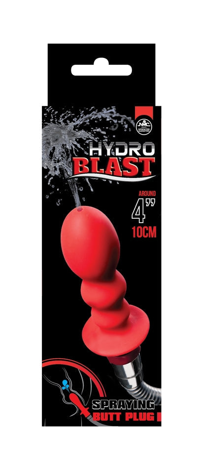 Hydro Blast 4 Inch Red Silicone Douche Anal Plug