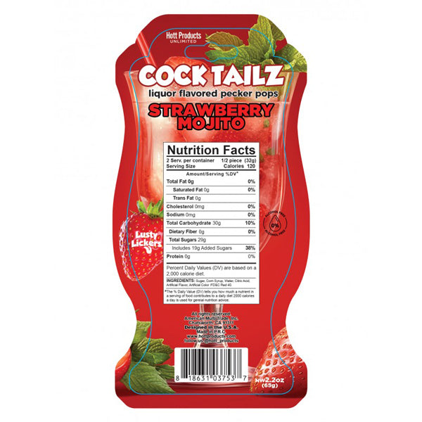 Cocktailz Pecker Pop – Flavoured Candy