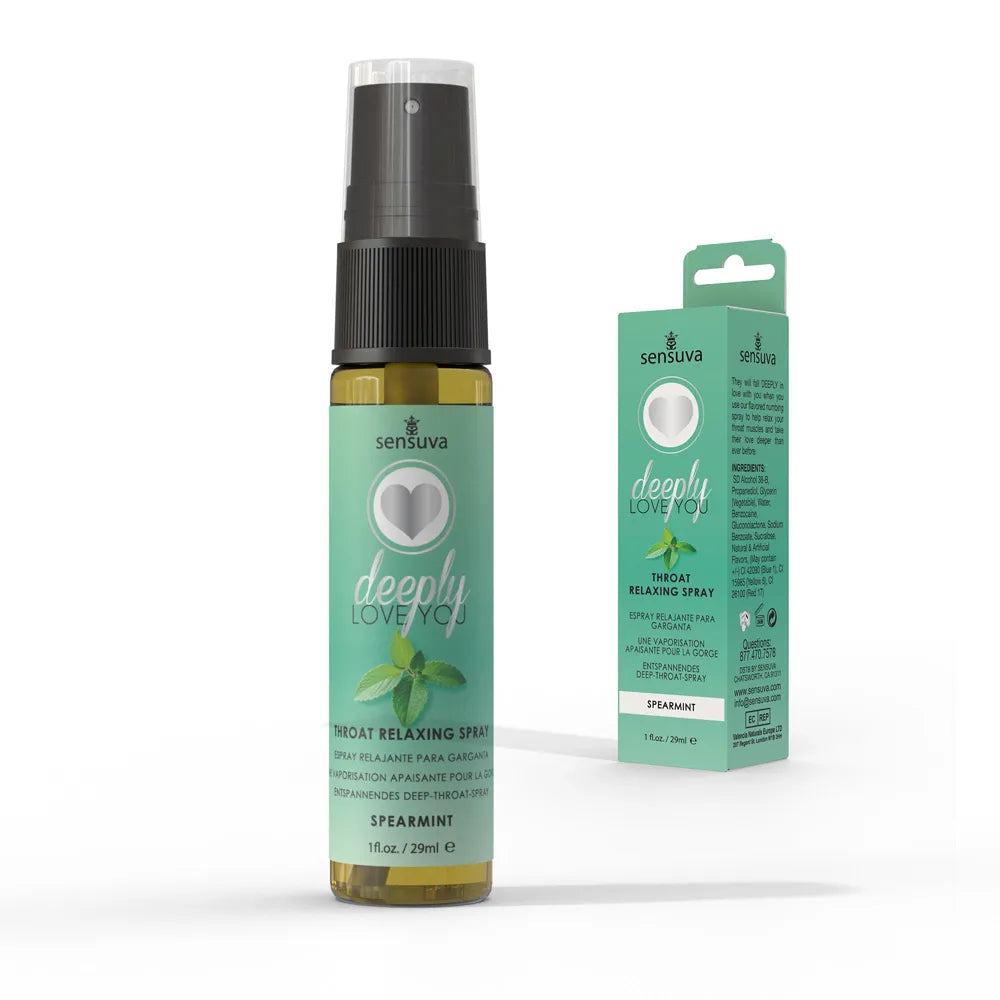 Sensuva Deeply Love You Throat Relaxing Spray – Salted Caramel / Spearmint Flavored Spray