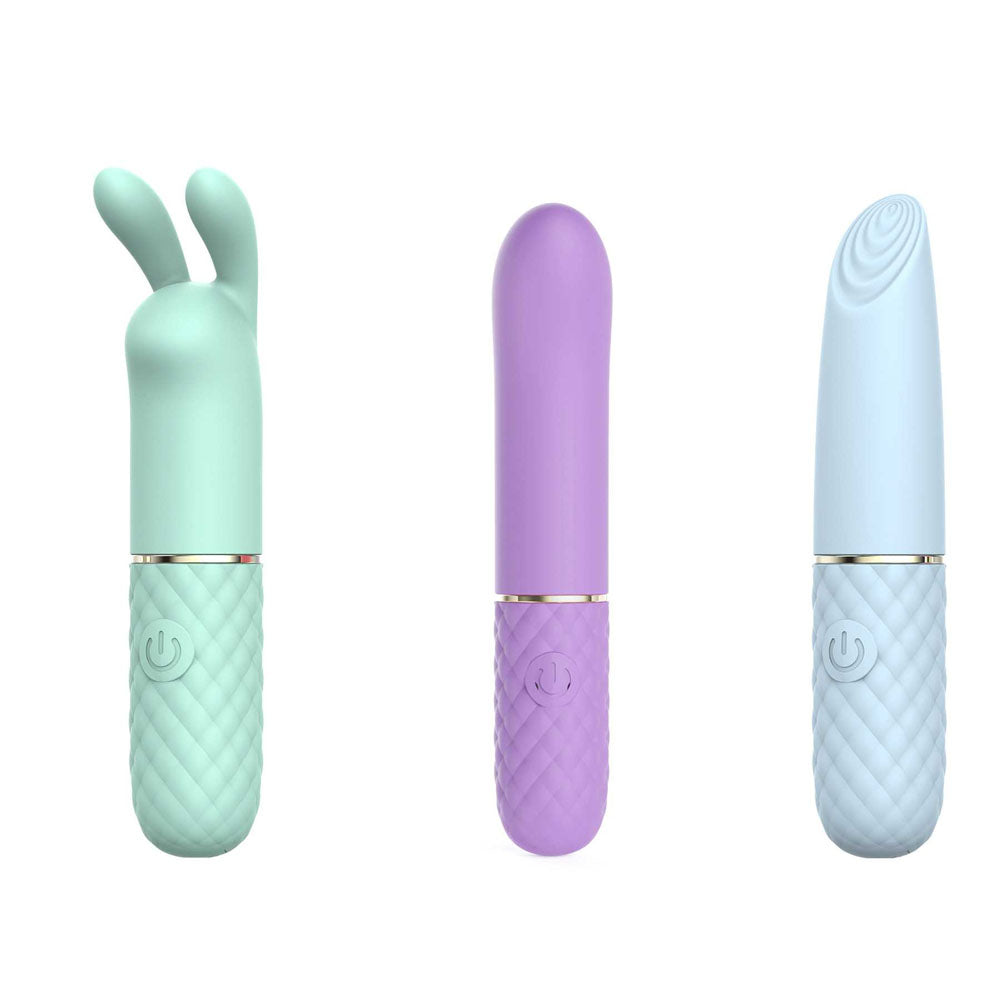 Adam & Eve Triple Pleasures Set – USB Rechargeable Vibrators Set of 3