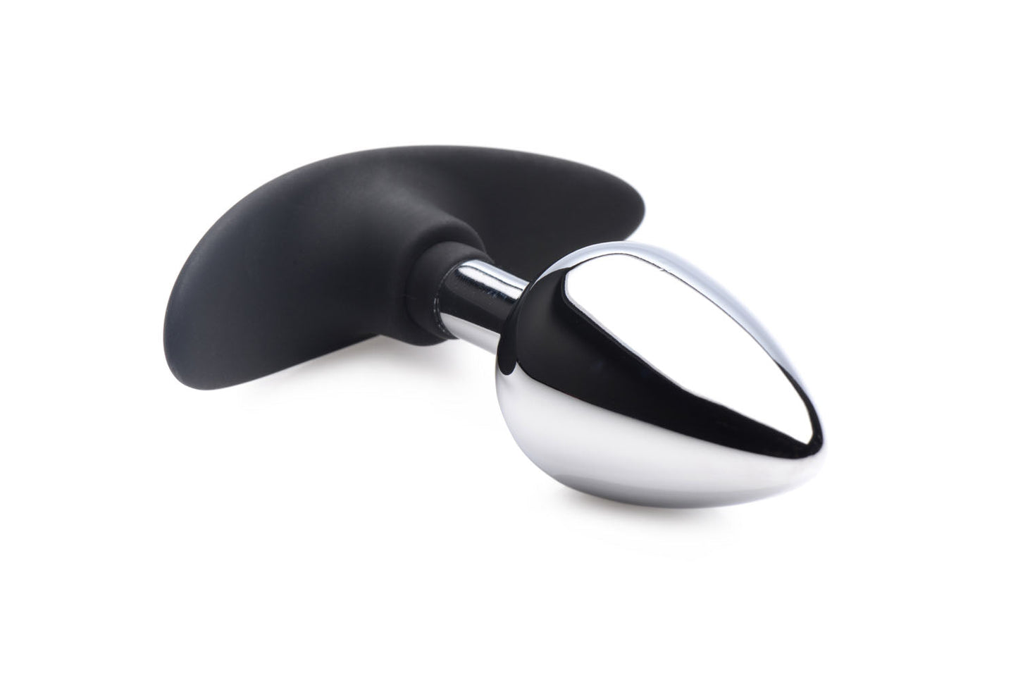Dark Invader Metal and Silicone Medium Weighted Butt Plug