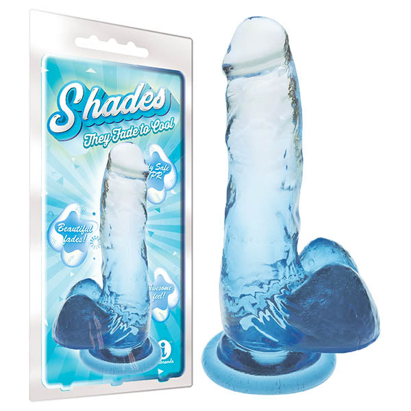 Shades 7 Inch Jelly TPR Dong – Body-Safe 17.8 cm Dong