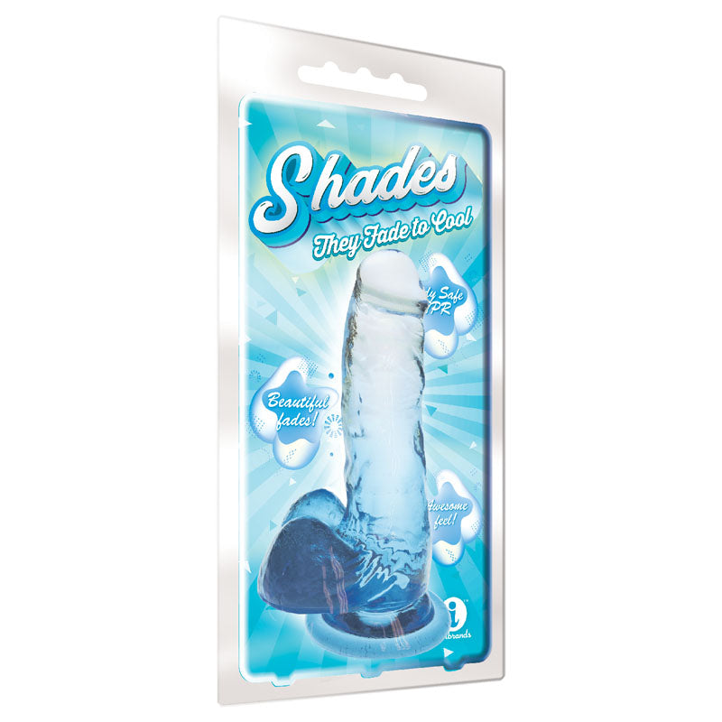 Shades 7 Inch Jelly TPR Dong – Body-Safe 17.8 cm Dong