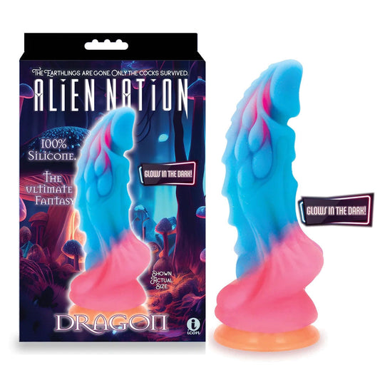 Alien Nation Glow Dragon – Glow in the Dark 23 cm Fantasy Dong