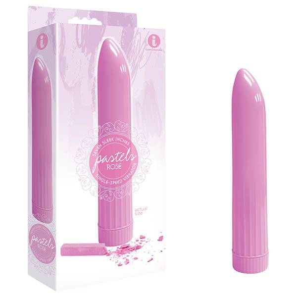 The 9's Pastel Vibes (Rose) – Waterproof 7 Inch Vibrator