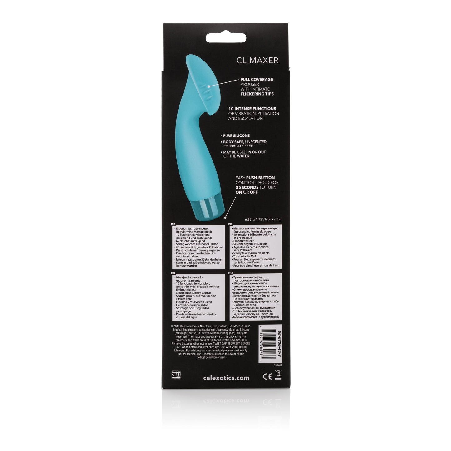 Eden Climaxer Silicone Clitoral Vibe Waterproof 6.25 Inch