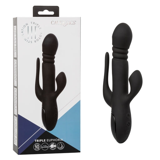 III Triple Euphoria - Triple Action Massager with Thrusting Shaft