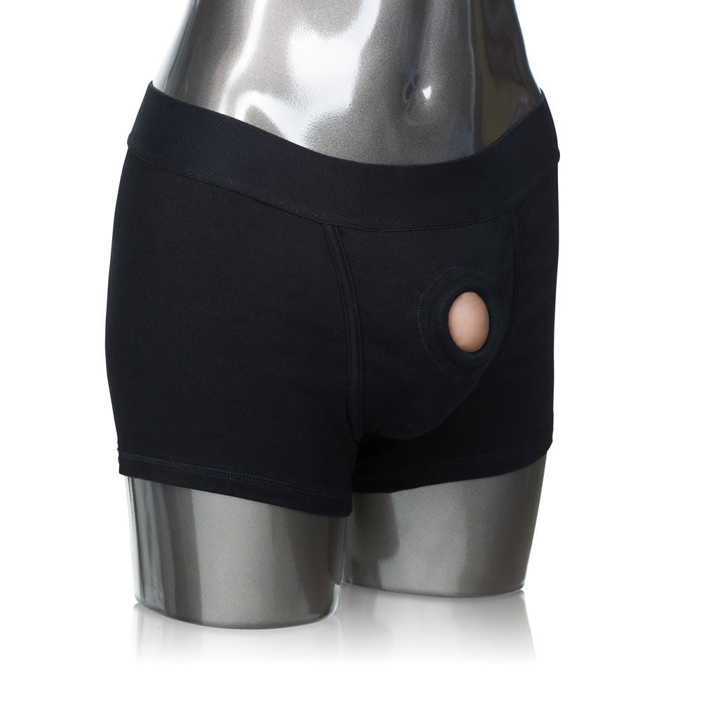 Packer Gear Black Boxer Brief Harness – Comfortable Masculine Cut Brief Harness