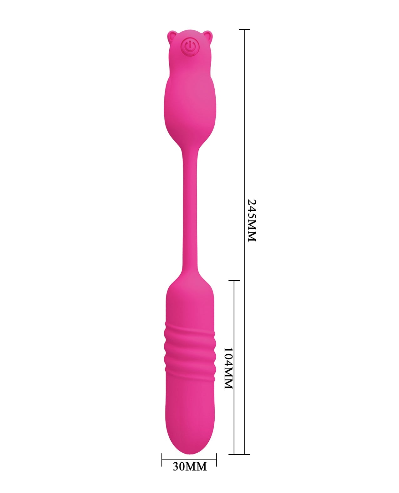 Pretty Love Nobikuma – Rechargeable Silicone Thrusting Bullet Vibrator