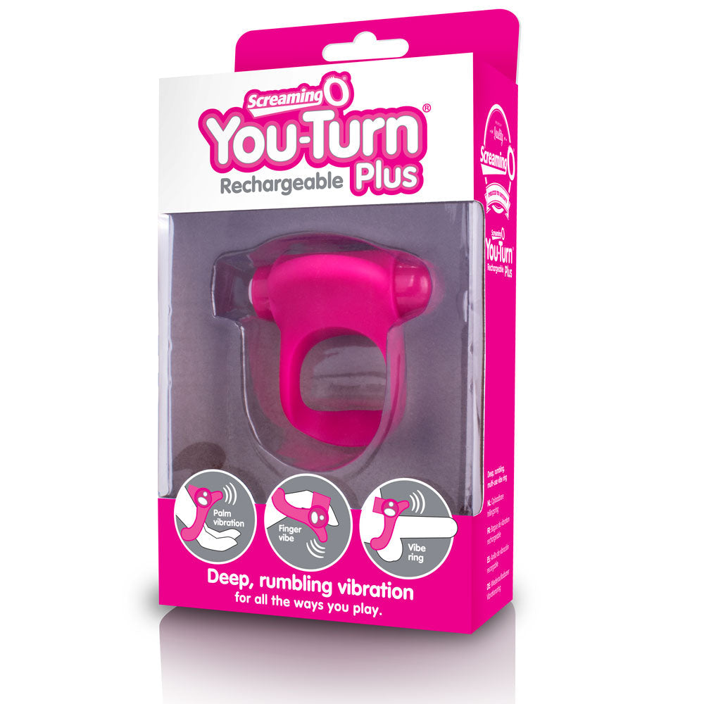 Charged You-Turn Plus – Rechargeable Vibrating Cock Ring