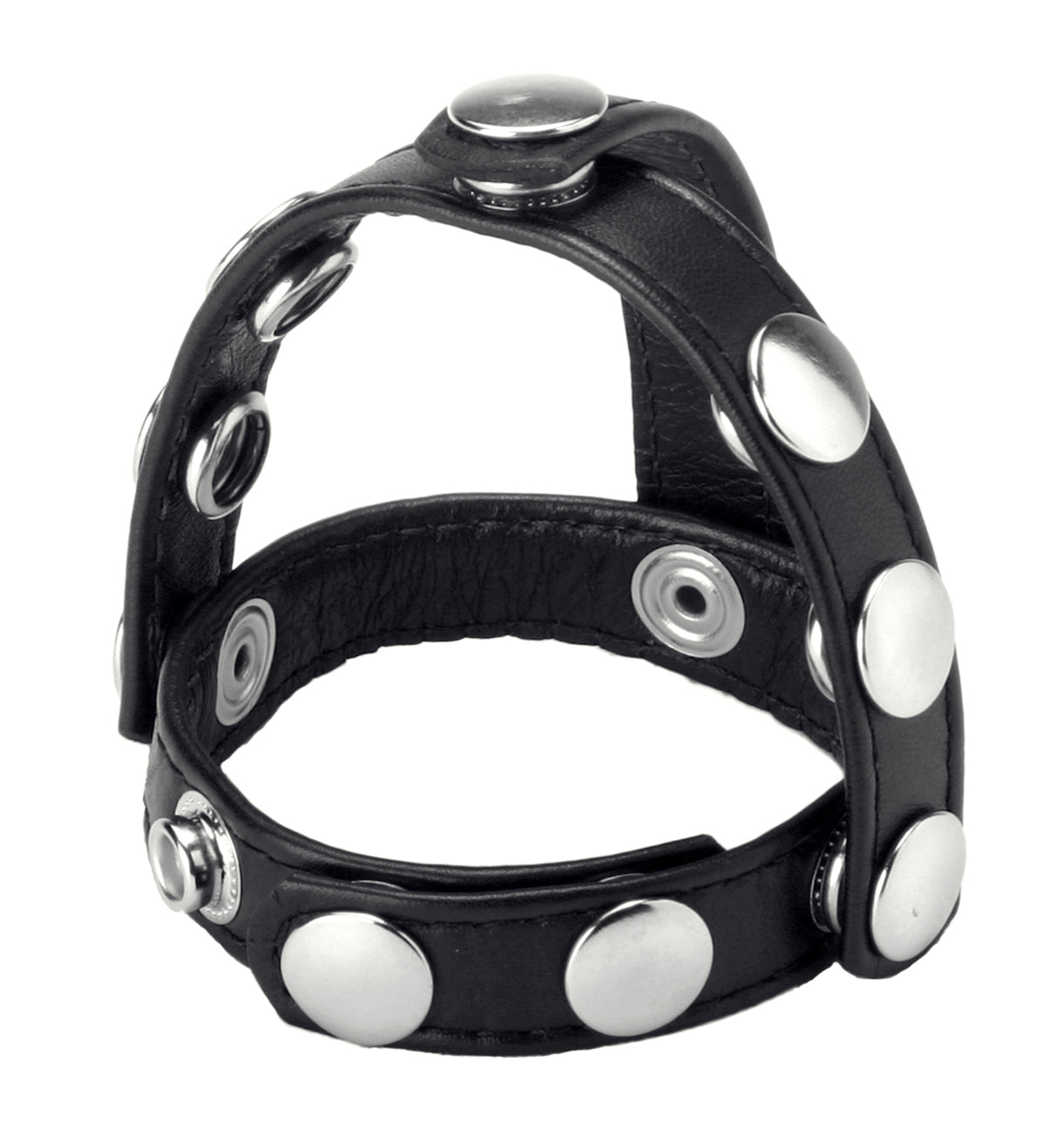 Snap-On Cock and Ball Harness for Enhanced Male Pleasure