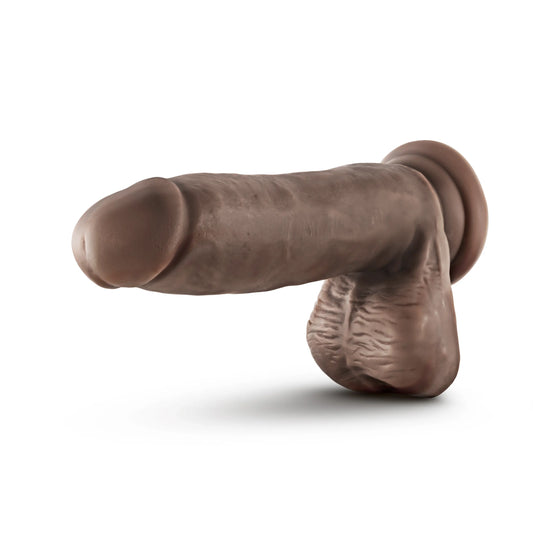 Dr. Skin Glide 7 Inch Self-Lubricating Dildo with Balls