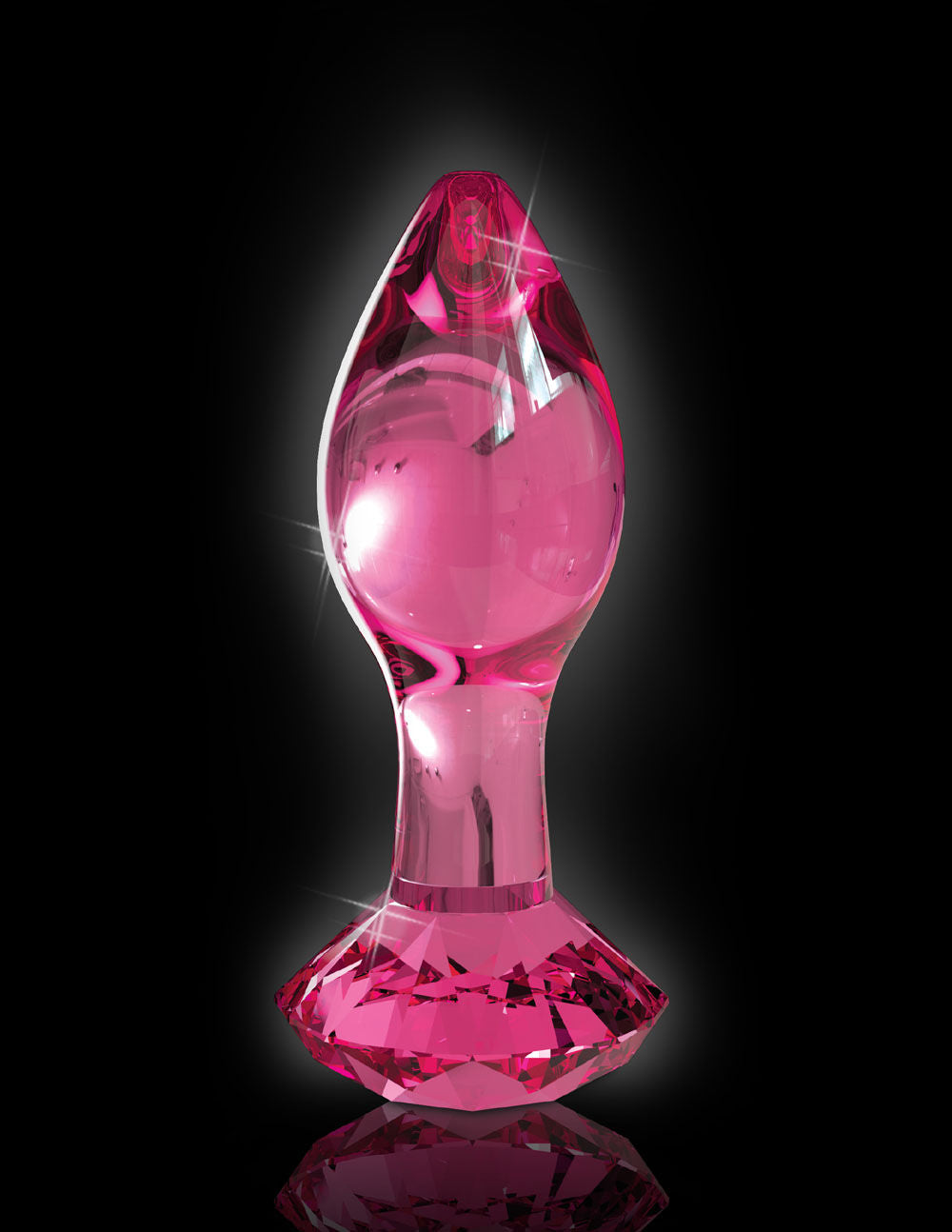 Icicles Hand Blown Glass Massager Elegant Body Safe Toy