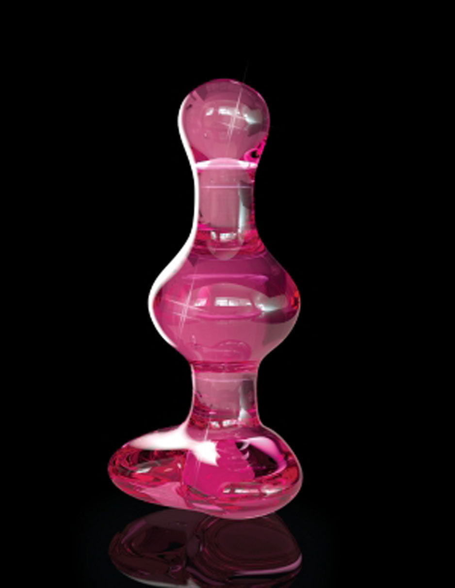 Icicles Pink Glass Massager Luxury Handcrafted Intimacy Toy